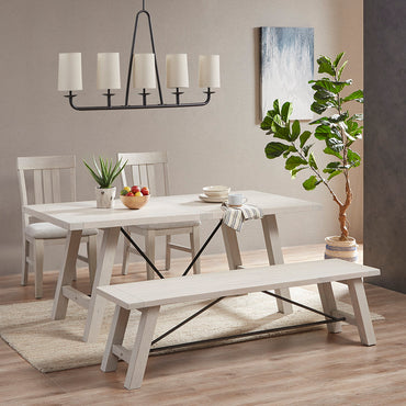 5-Light Modern Farmhouse Linear Chandelier – Drum Shades & Oil Rubbed Bronze | Kitchen Island & Dining Room