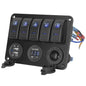 5 Gang Marine Panel Switch