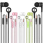 5-Pack: Earbuds Earphones with Microphone