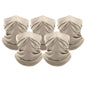5-Pack: Unisex Moisture Wicking Gaiter Face Neck Scarf Bandanna