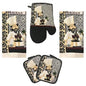 5-Piece: Assorted Kitchen Set: Towels, Potholder, Mitt