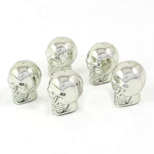 5-Piece Set: Skull Bike Valve Covers
