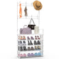 5-Tier Dustproof Entryway Hall Tree Coat and Shoe Rack