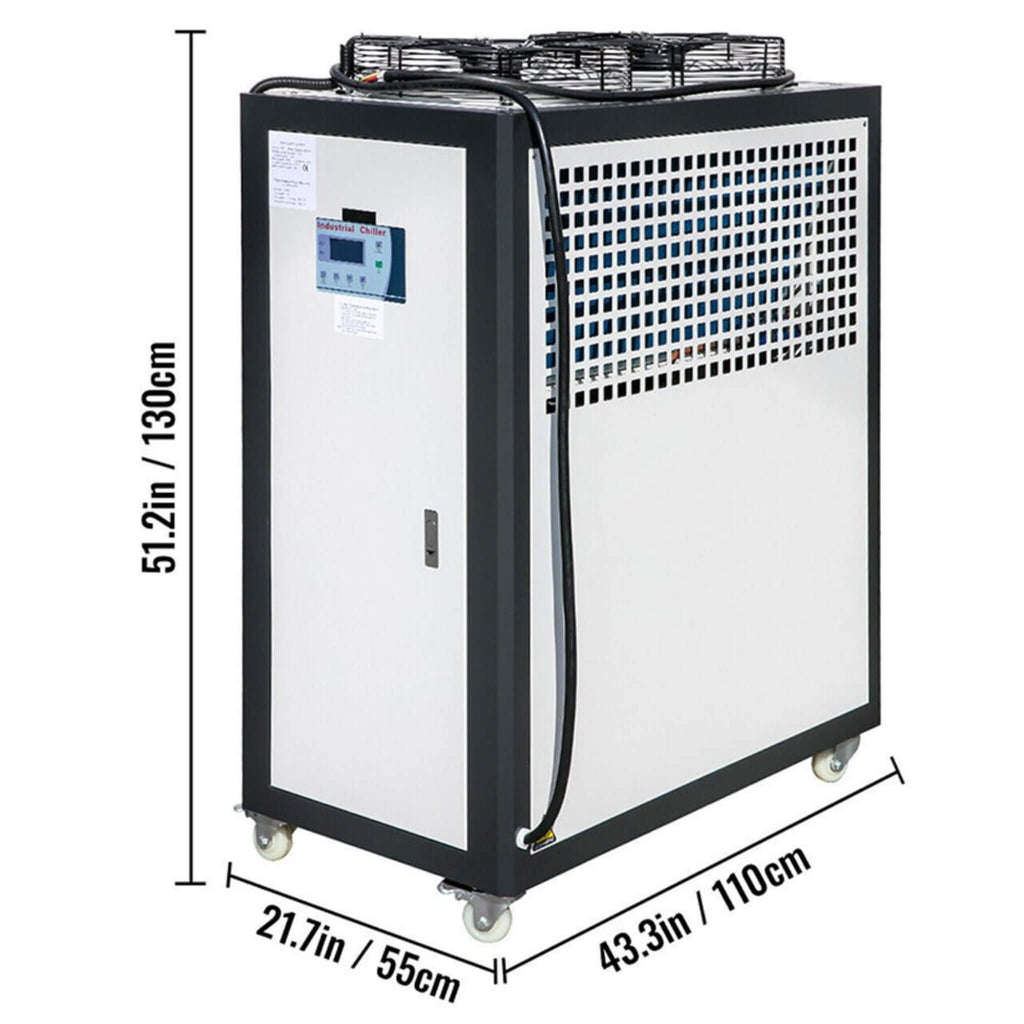 Smart Air-Cooled SS Industrial Water Chiller With LCD Display (SAK26458)