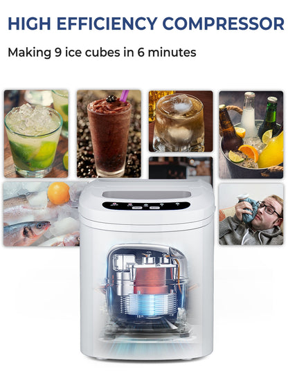 Mini Portable Compact Electric Ice Maker Machine