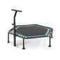 50" Mini Fitness Rebounder Spring-Less Indoor 3-Level Adjustable Foam Handle