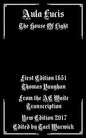 Aula Lucis: The House of Light - Paperback