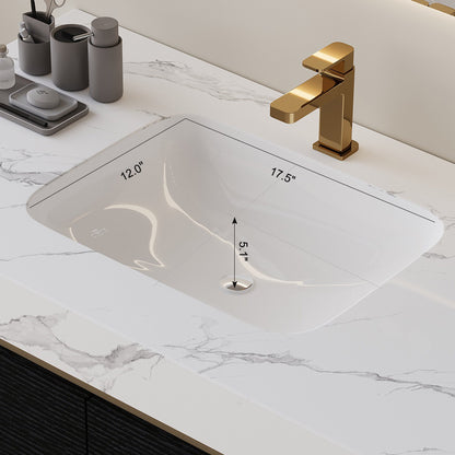 35.4' Modern Bathroom Vanity with Undermount Sink, Sintered Stone Top, Waterp...