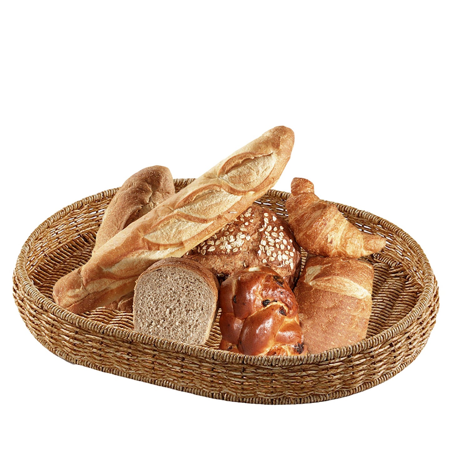 Imitation Rattan Hand-woven Japanese Fruit or Bread Tray