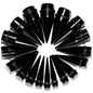 00G to 1 inch 18 Piece Black Acrylic Ear Stretching Taper Kit
