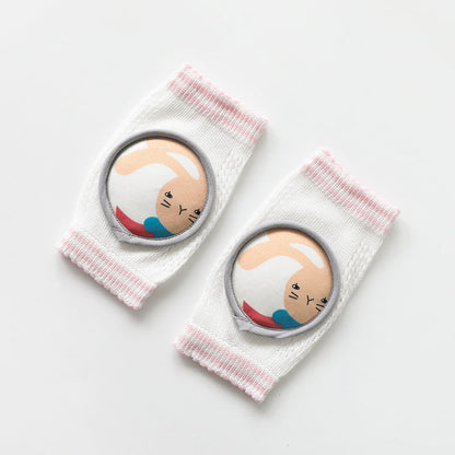 Baby Crawling Knee Pad with Cotton, Sponge Filling and Mesh Panel