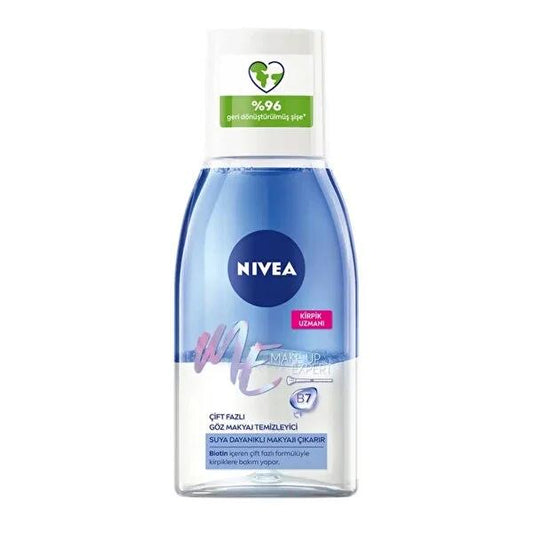 NIVEA Make Up Expert Dual Phase Eye Makeup Remover for Sensitive Eyes & Contact Lens Wearers - 4.23 fl oz