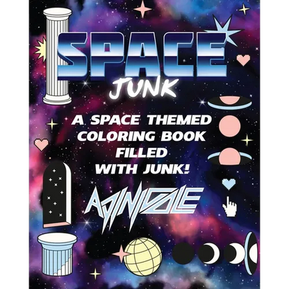 Space Junk: A Space Themed Adult Coloring Book - Paperback