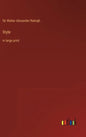 Style: in large print - Hardcover