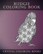 Budgie Coloring Book For Adults: 30 Hand drawn Doodle and Folk Art Style Budgerigar Coloring Pages. - Paperback