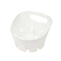 Antimicrobial Universal Drip Tray for Toilet Plunger (White)