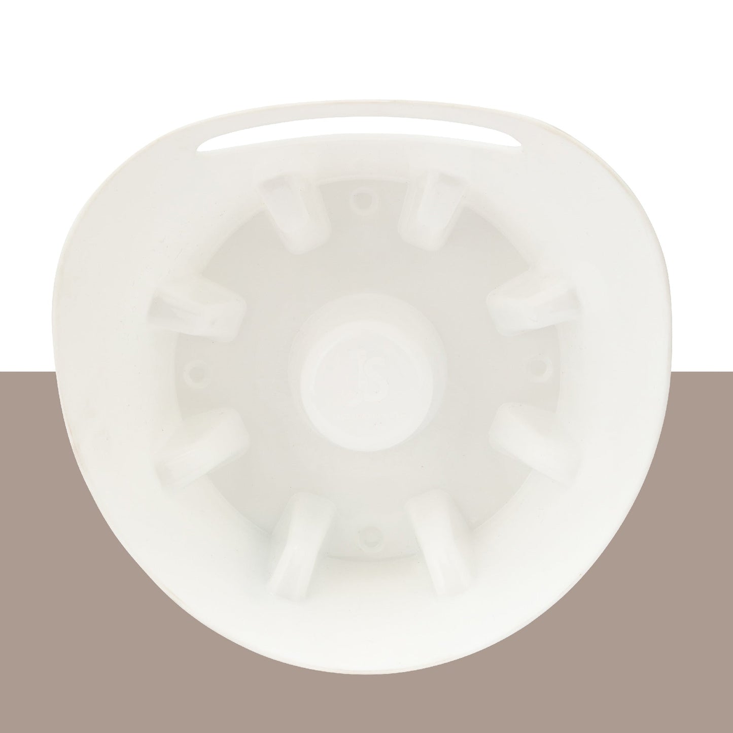 Antimicrobial Universal Drip Tray for Toilet Plunger (White)