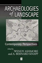 Archaeologies Landscape - Paperback