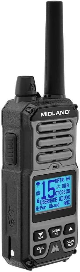 Midland GXT67 Pro GMRS Two Way Radio - 6 Pack Bundle