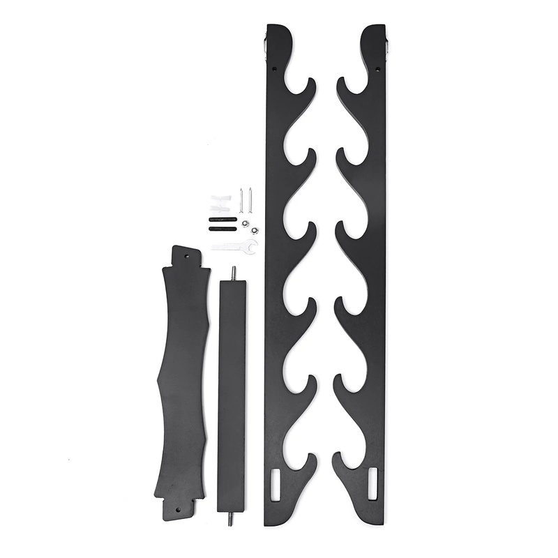 Wall-mounted Sword Rack, Home Black Flute Rack