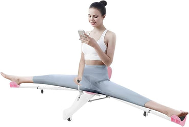 YIYIBYUS Leg Stretcher, 330LBS Splits Machine for Flexibility Kids Adults, Heavy Duty Steel Frame Leg Stretching Training Machine for Home Gym
