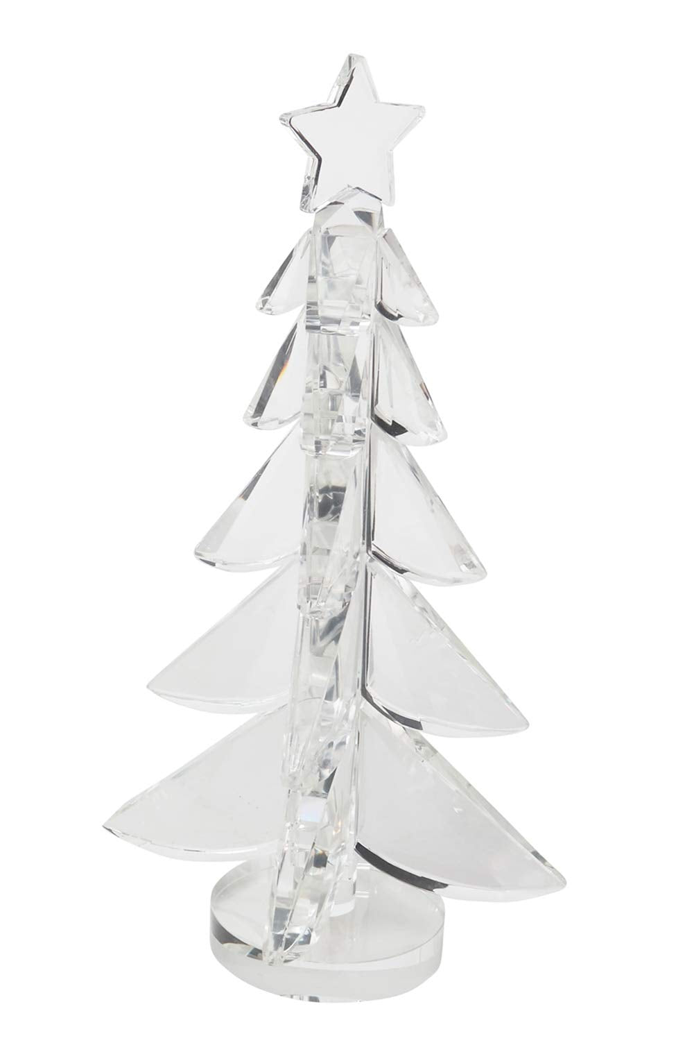 Exquisite Clear Crystal Tabletop Christmas Tree for Christmas Decorations