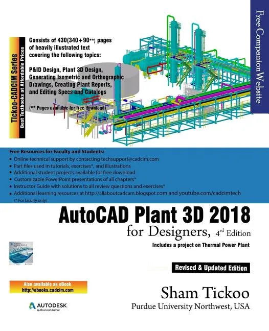 AutoCAD Plant 3D 2018 for Designers - Paperback