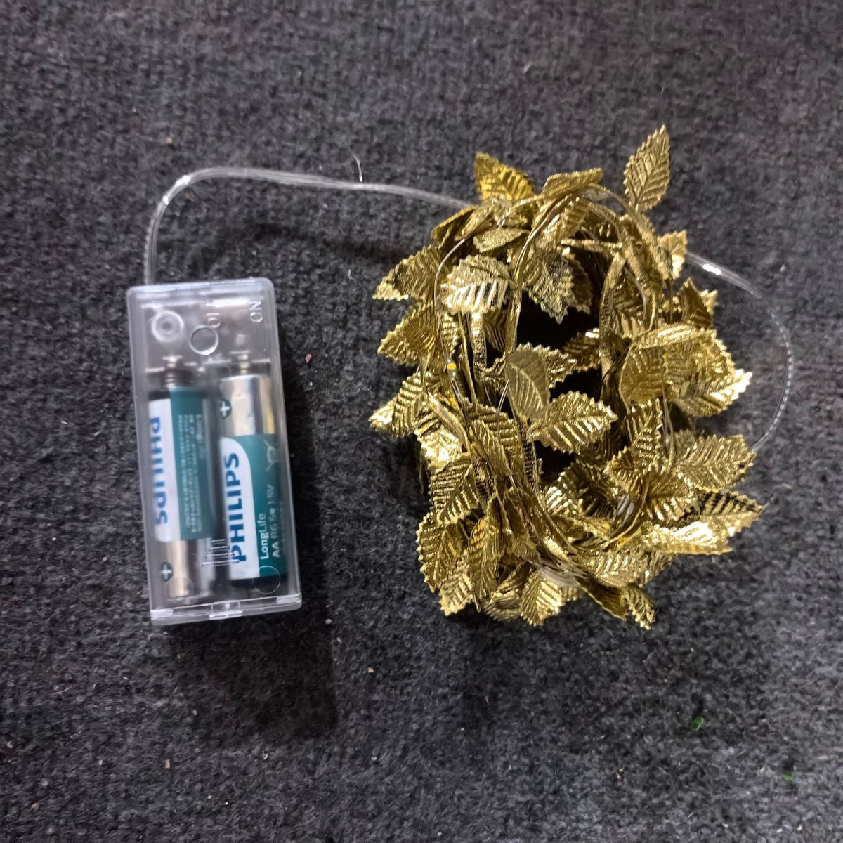 Christmas Decoration LED Golden Leaf Light