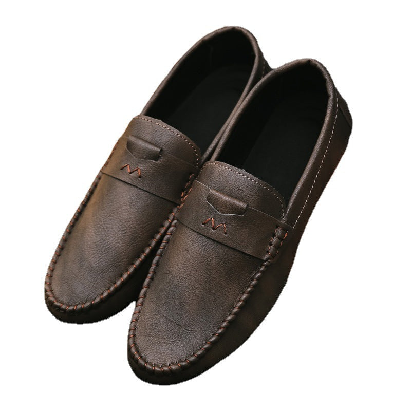 New Casual Summer Breathable Slip On Soft Soled Mens Shoes