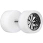 0G White Acrylic Grey Dual Flashy Tire Rim Cheater Plug