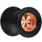 Black Acrylic Pink Flashy Tire Rim Saddle Plug 2G to 20mm