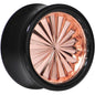 Black Acrylic Pink Flashy Tire Rim Saddle Plug 2G to 20mm