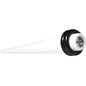 White Acrylic Grey Flashy Tire Rim Taper 2G to 20mm