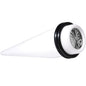 White Acrylic Grey Flashy Tire Rim Taper 2G to 20mm