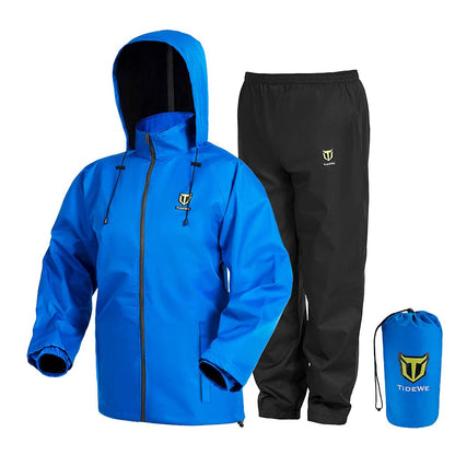 TIDEWE 2-Piece Rain Suit, Waterproof and Breathable