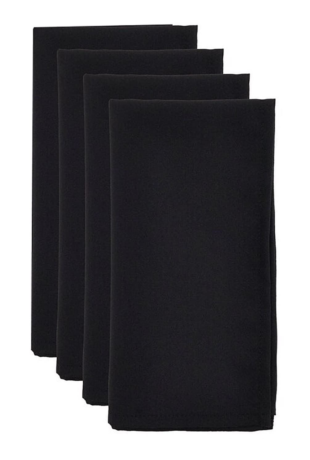 Fennco Styles Classic Solid Design Napkins, 20-inch Square, Set of 4