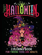 Halloween Coloring Book For Tweens Teens And Adults: Ideal gift idea. One sided pages - cutout and laminate for wall art and placemats. - Paperback