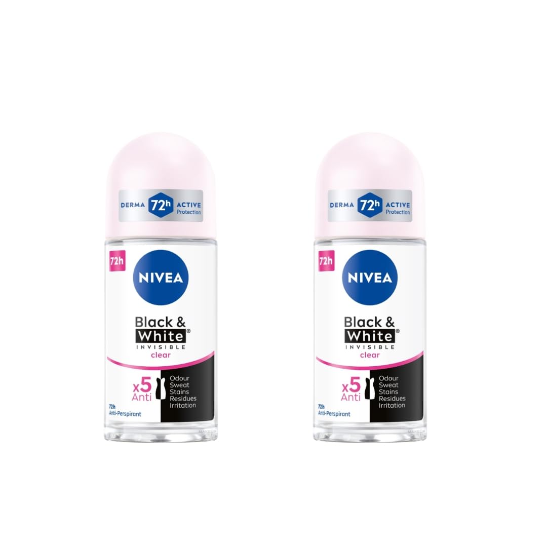 Nivea Women's Anti-Stain Roll-On Deodorant for Long-Lasting Freshness - 1.69 fl oz