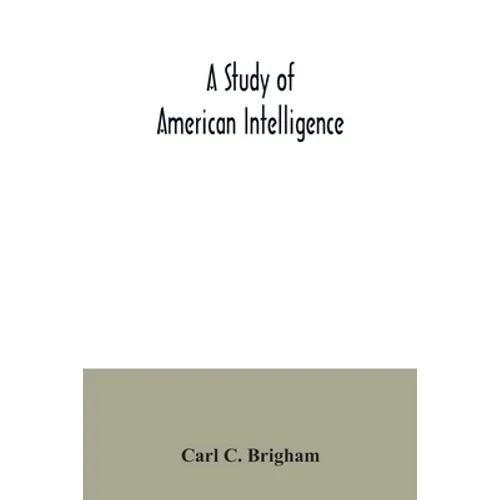 A study of American intelligence - Paperback