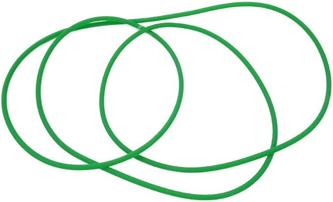 Bicycle Roller Drive Replacement Belt For Bike Trainer 5Mm Perimeter 185Cm Material Red Green Indoor Cycling Accessory(Green)
