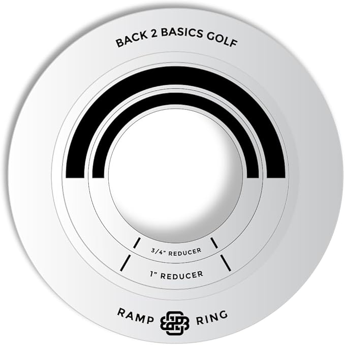 3-Piece Putting Ring Set, Putting Green Indoor Ramp Ring & Hole Reducers for Ultimate Precision Golf Practice