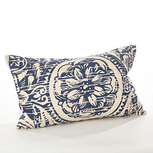 Fennco Styles French Knot Design Down Filled Cotton Throw Pillow