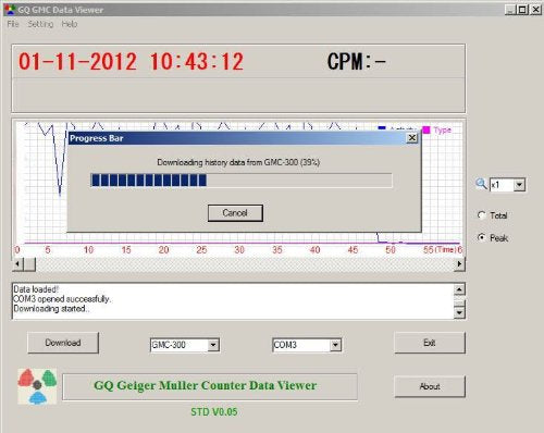 GQ GMC-320Plus Fulfill Nuclear Radiation Detector Meter Test Equipment