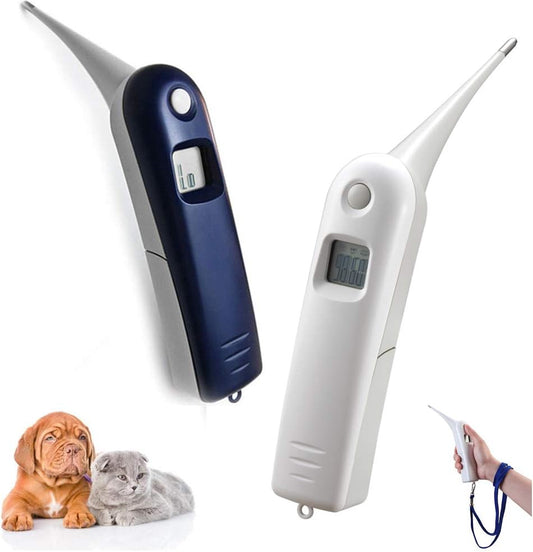 Pet Thermometer Digital Fast Accurate Dog Cat Small Pets Rectal Vet