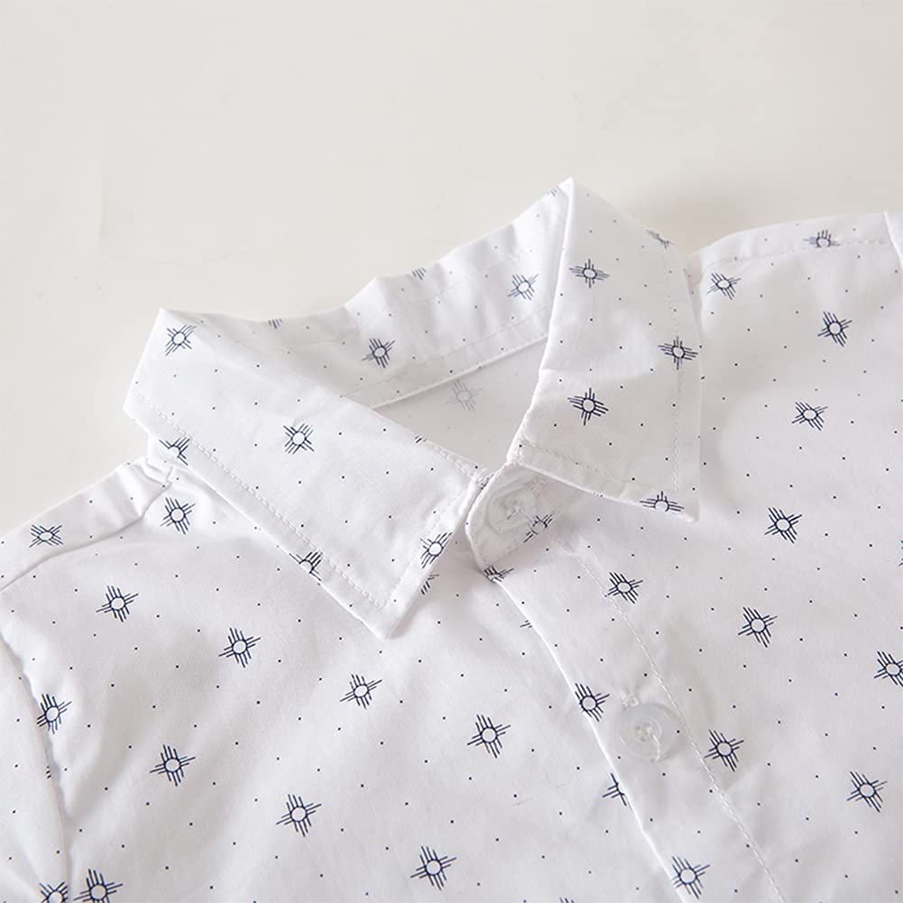 stylesilove Toddler Short-Sleeve Button-Down Shirt