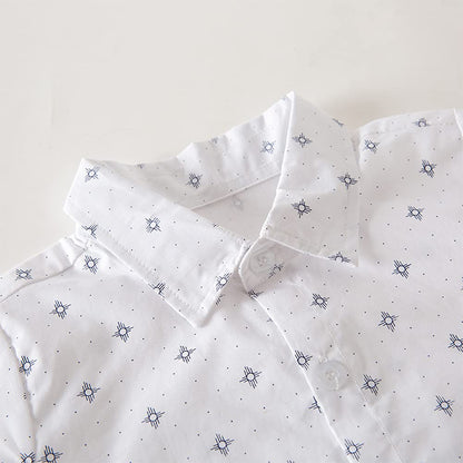 stylesilove Toddler Short-Sleeve Button-Down Shirt