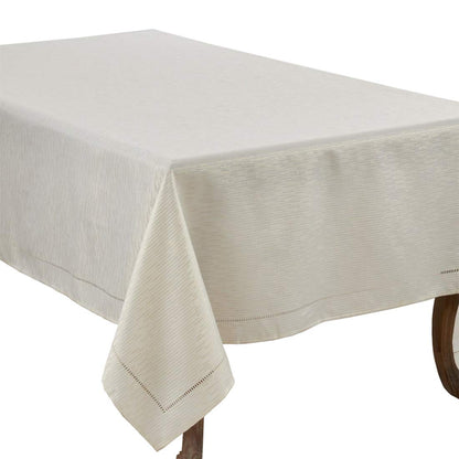 Fennco Styles Linette Shimmering Hemstitched Table Runner