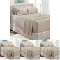 King Size Deep Pocket Sheet Set 6 Piece - Extra Deep Fitted Sheets 18-24 Inch Microfiber Linen