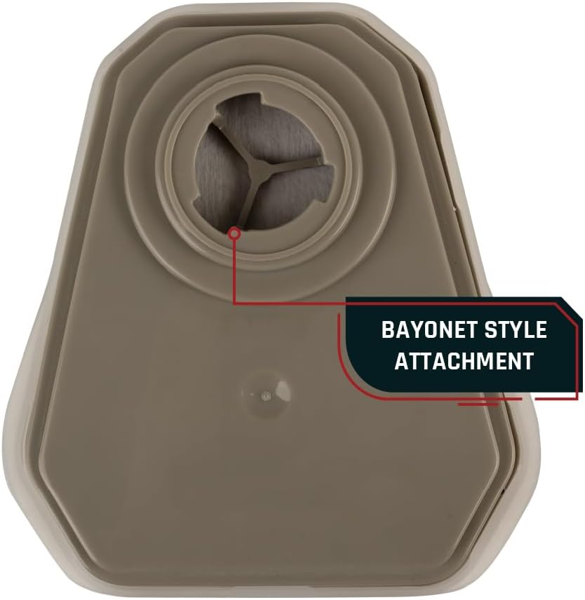 Parcil Distribution ProGuard NIOSH Approved OV / P95 Filter Cartridge Set - Bayonet Style Combination Organic Vapor Particulate Chemical Filters
