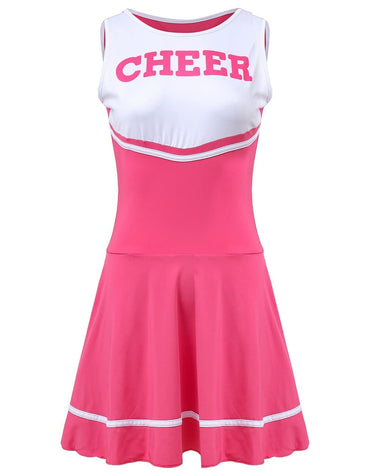 Cheerleader Costume Uniform - Women's Musical Dance Outfit with Multiple Colors